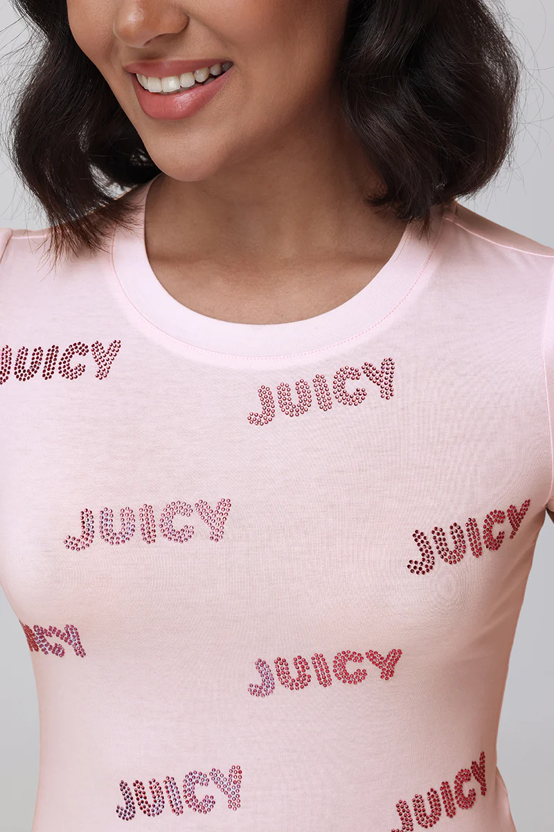 All Over Bling Baby Tee - Image 4