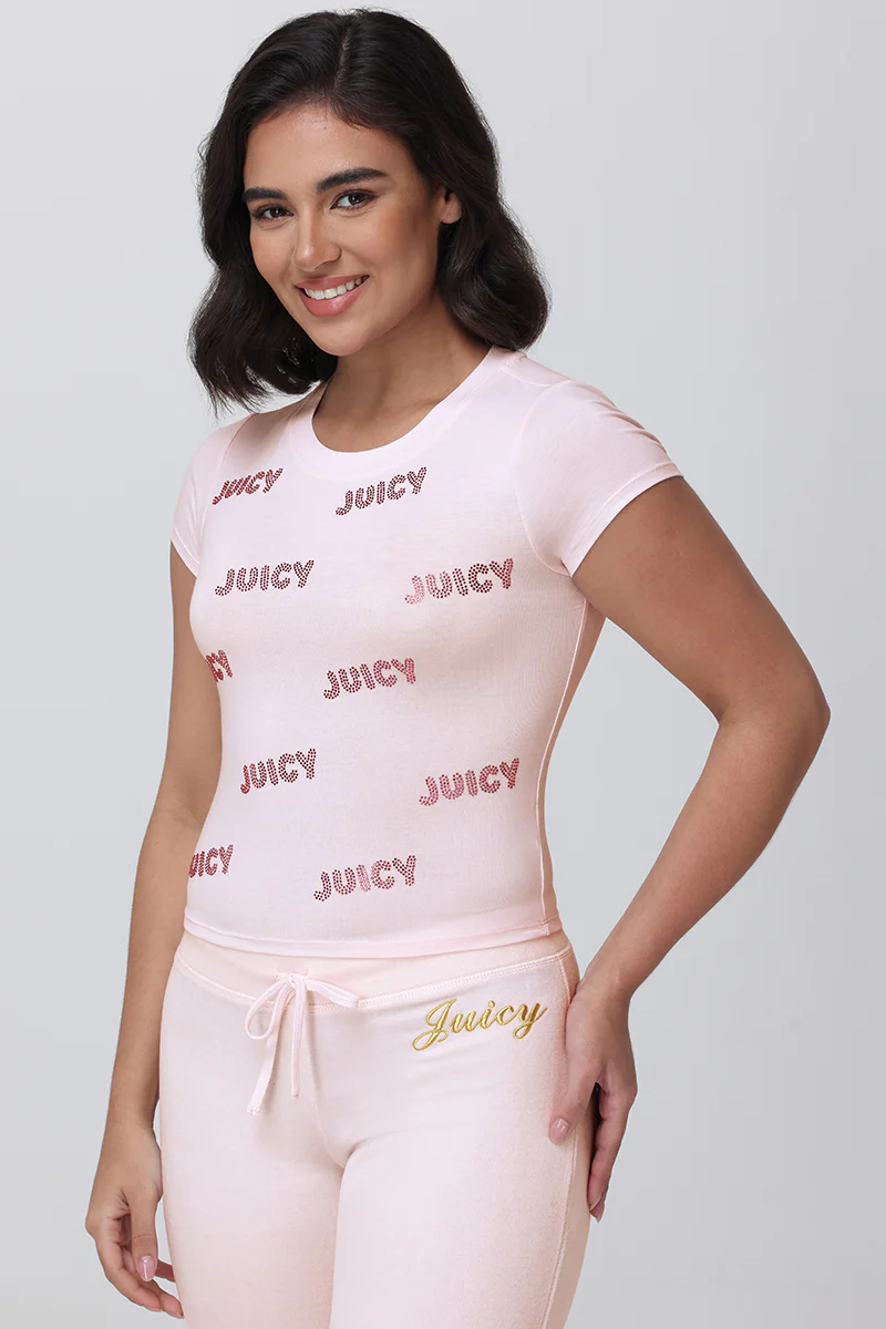 All Over Bling Baby Tee - Image 5