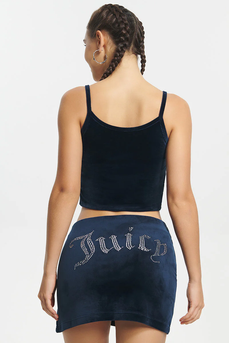 Big Bling Velour Tank Top - Image 4