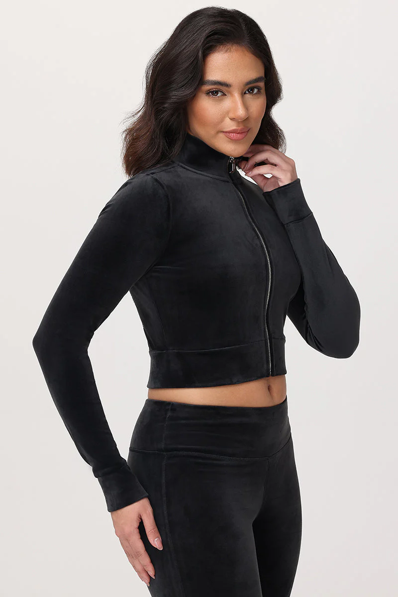 Cropped Mockneck Jacket - Image 3