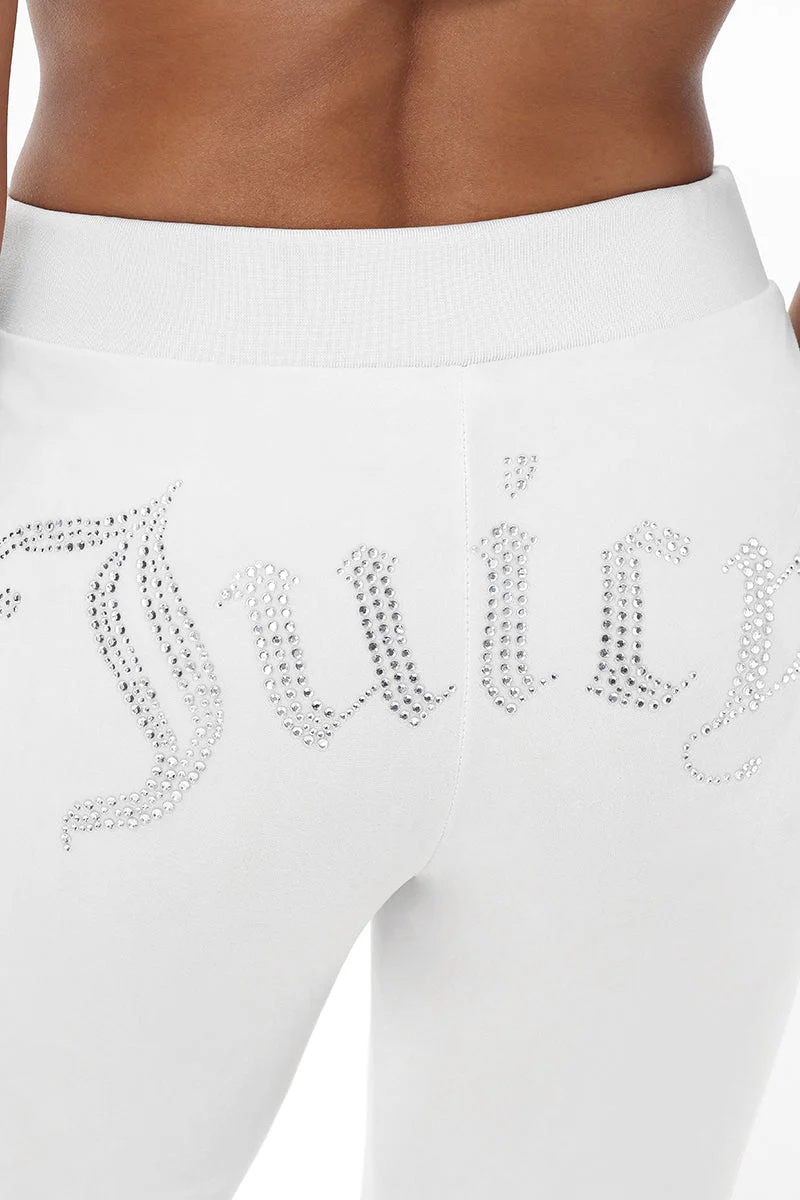Custom Zodiac OG Big Bling Velour Track Pants - Image 3
