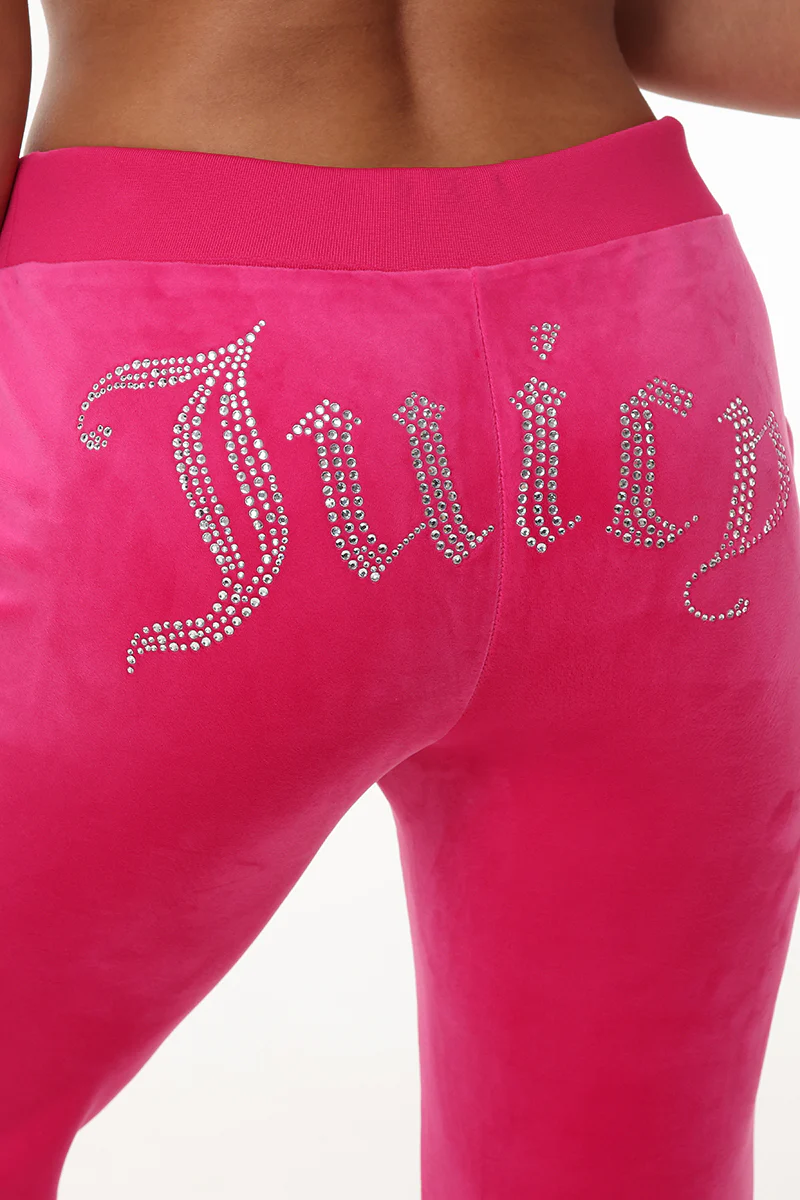Custom Zodiac OG Big Bling Velour Track Pants - Image 3