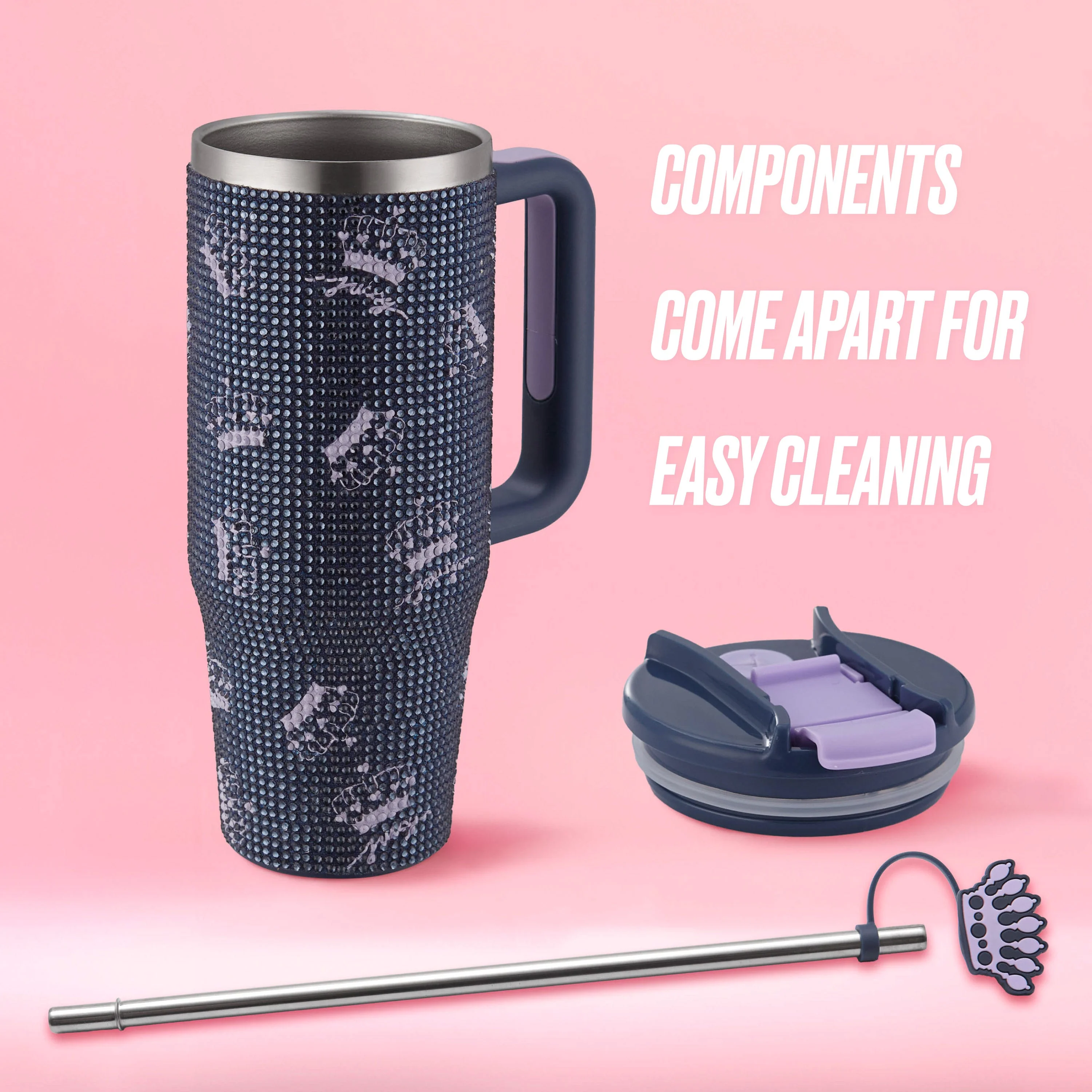 Jetsetter Hydration Stainless Steel Tumbler, 30 oz - Image 3