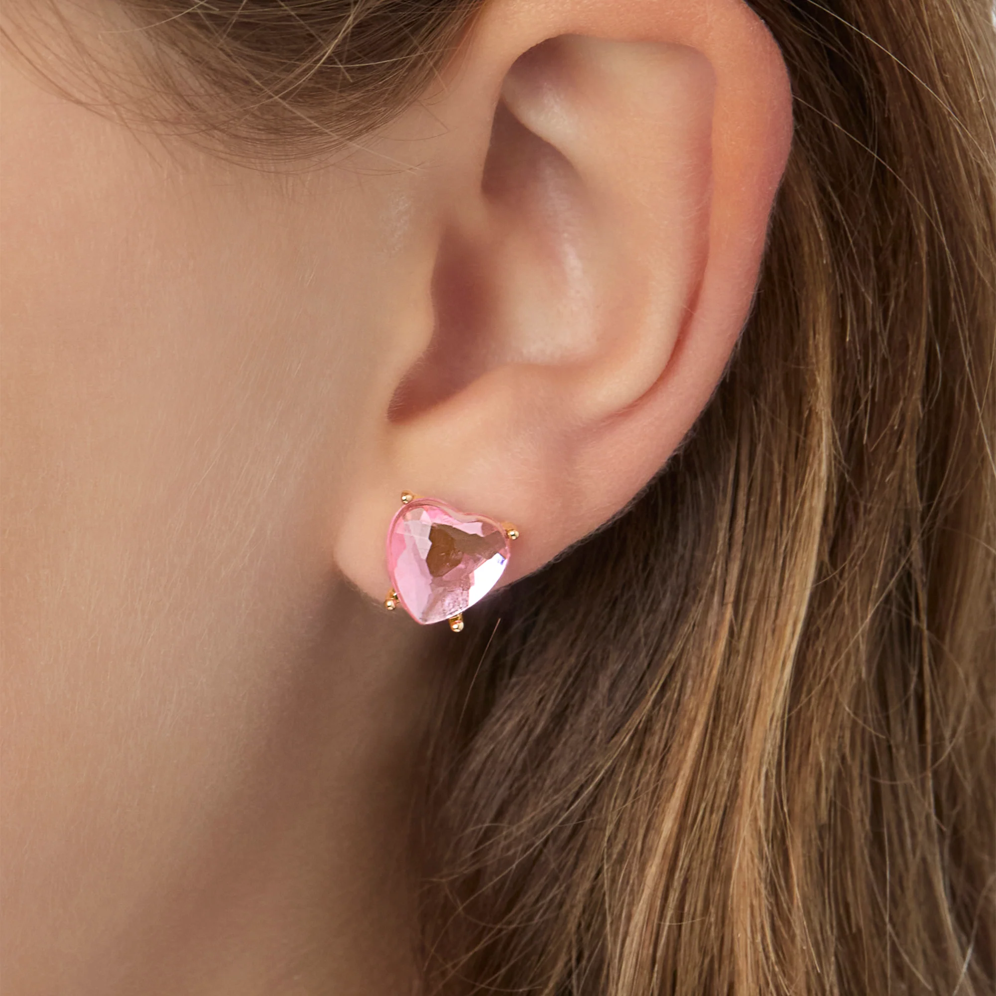 Kids 3-Pair Stylish Stud Earrings Set - Image 4