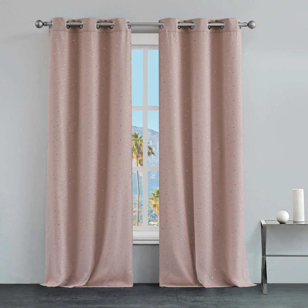 Melody Embellished Double Layer Curtains - Image 3