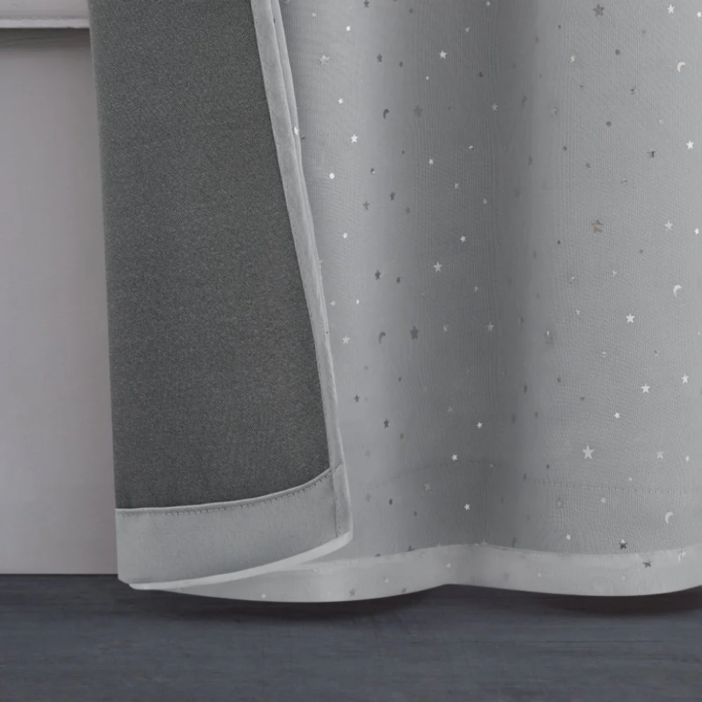 Melody Embellished Double Layer Curtains - Image 5