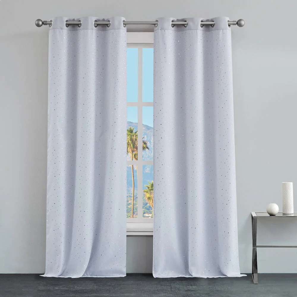 Melody Embellished Double Layer Curtains - Image 3