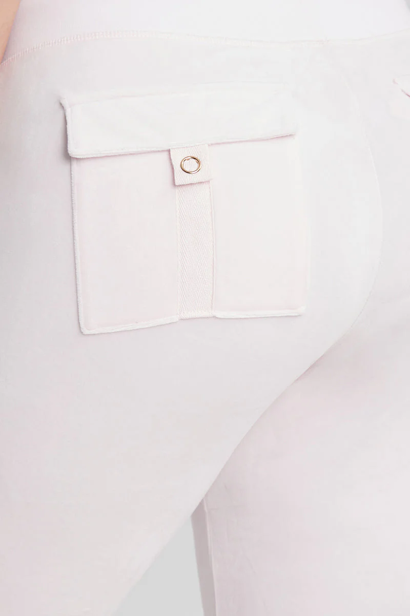 Plus-Size 30th Birthday Big Bling Snap Pocket Velour Pants - Image 4