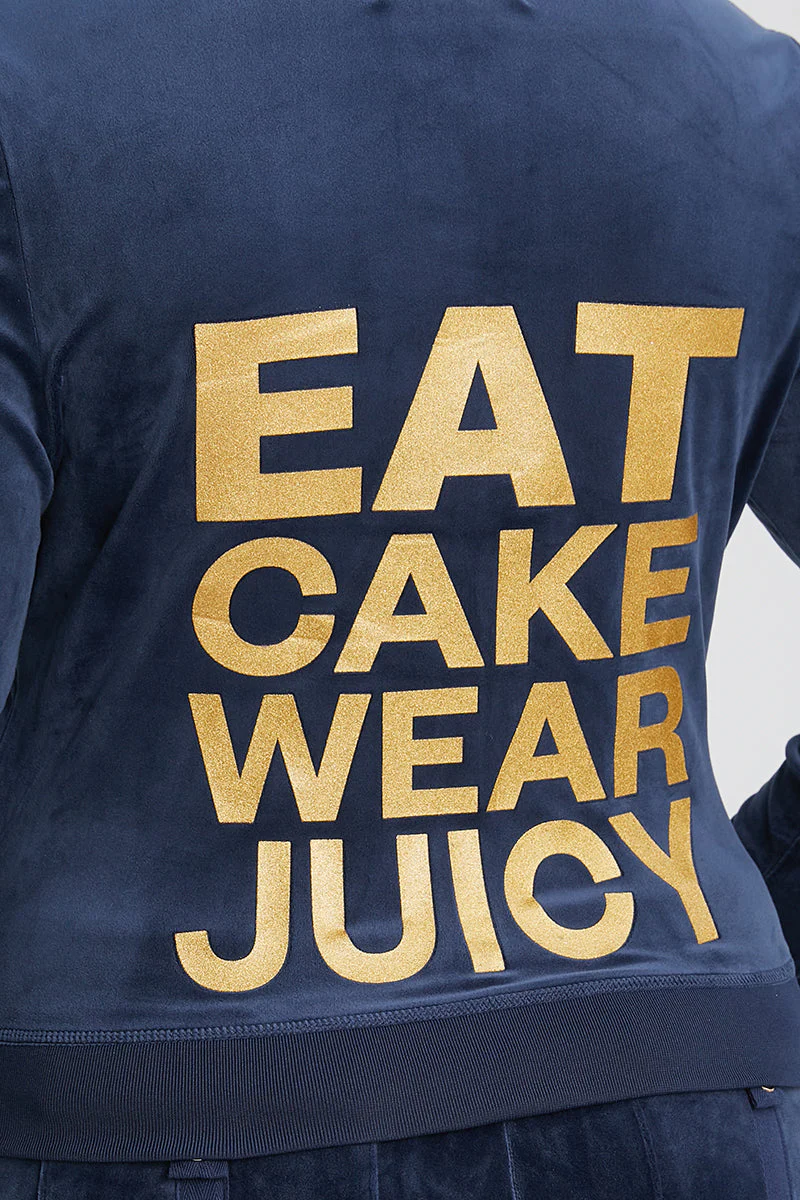 Plus-Size Eat Cake Wear Juicy Mockneck Jacket - Image 3