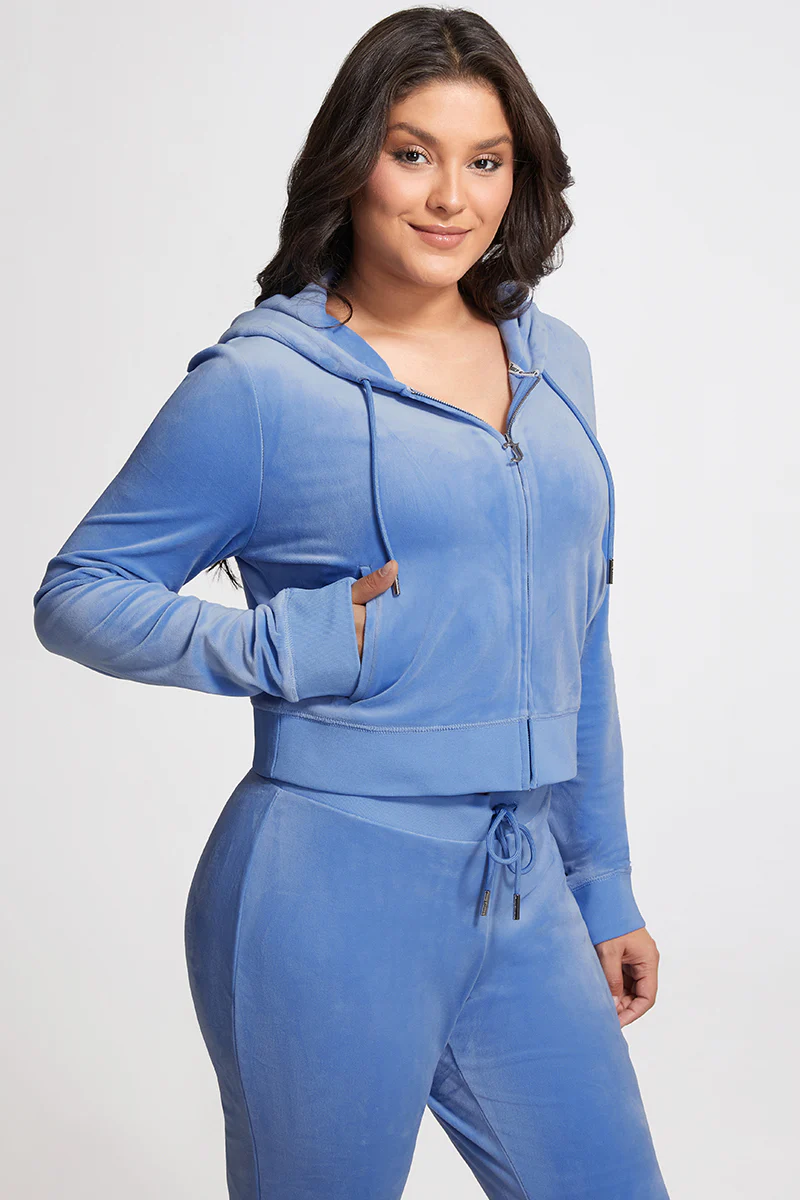 Plus-Size OG Big Bling Velour Hoodie - Image 5