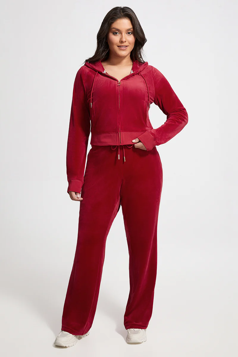 Plus-Size OG Big Bling Velour Hoodie - Image 6