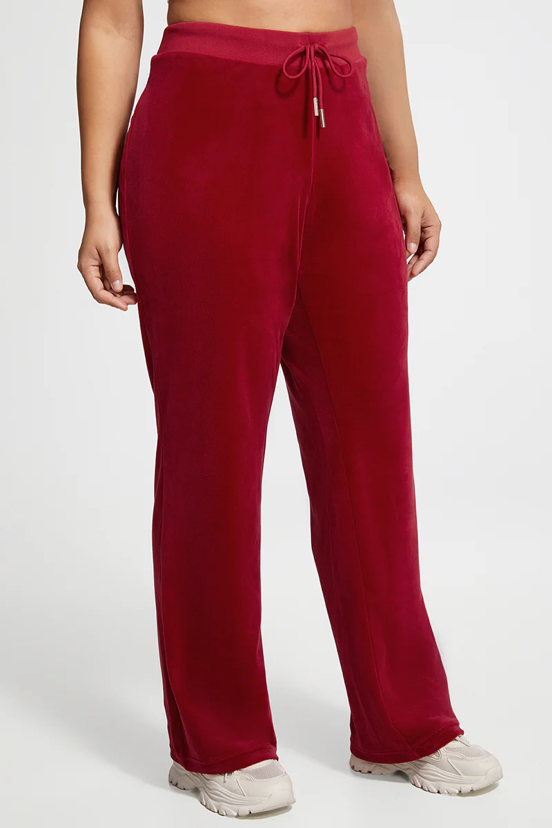 Plus-Size OG Big Bling Velour Track Pants - Image 4