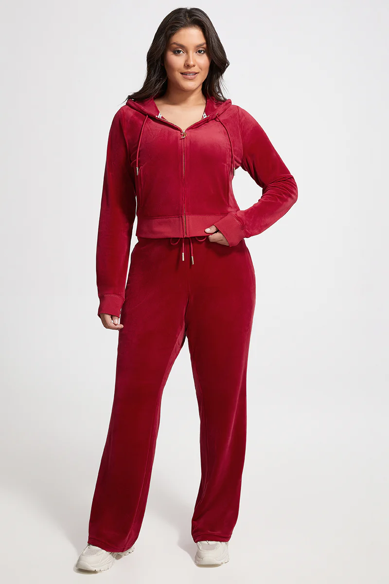 Plus-Size OG Big Bling Velour Track Pants - Image 5