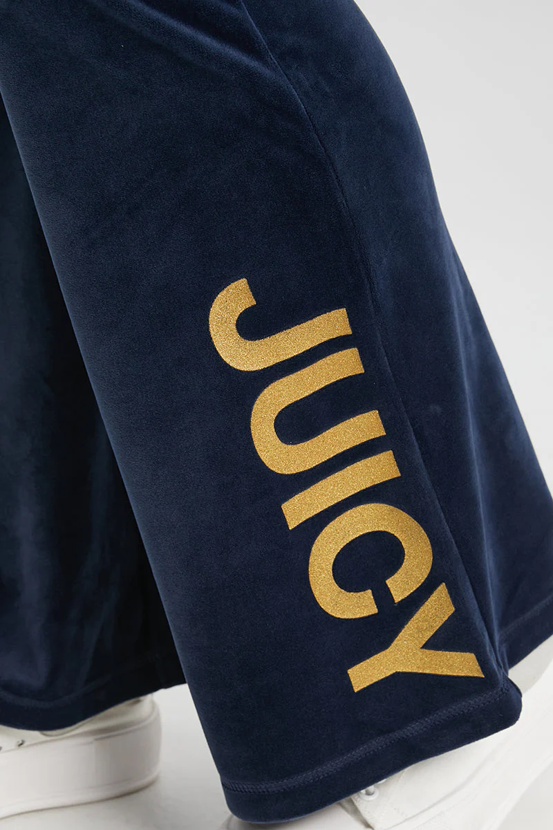 Plus-Size 30th Birthday Snap Pocket Velour Pants - Image 3