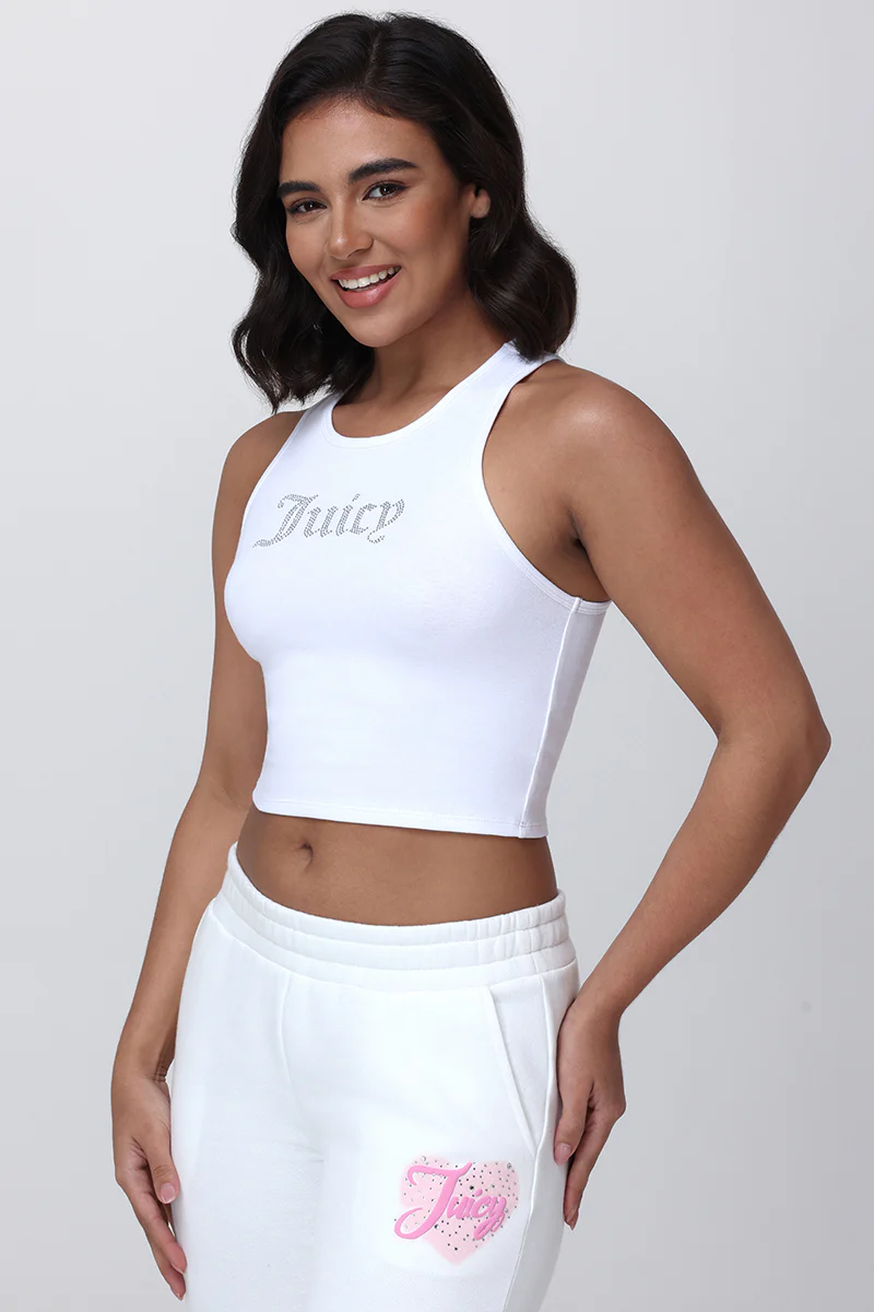 Small Bling High Neck Crop Tank - Image 5