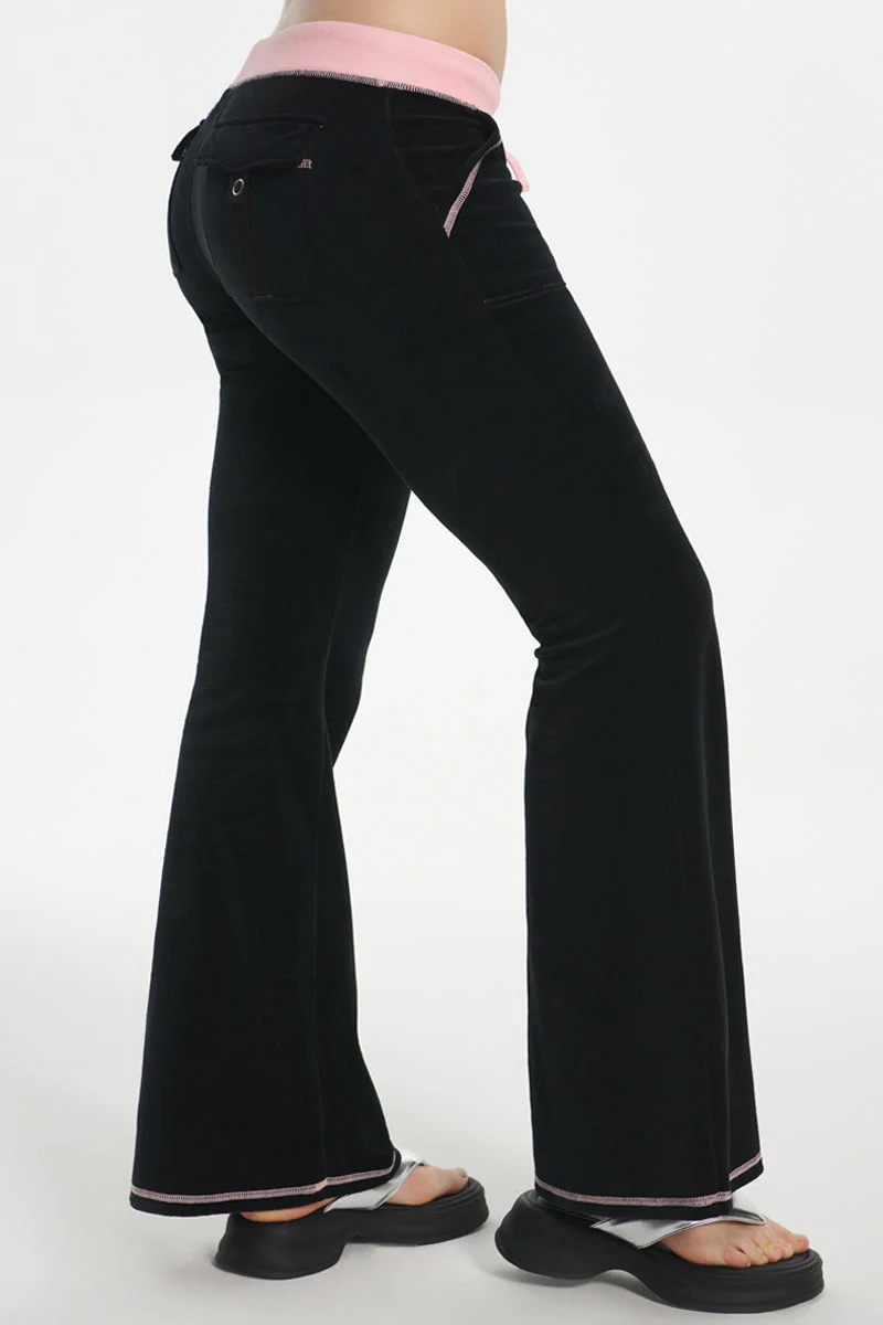 Sweetheart Cotton Velour Track Pants - Image 3