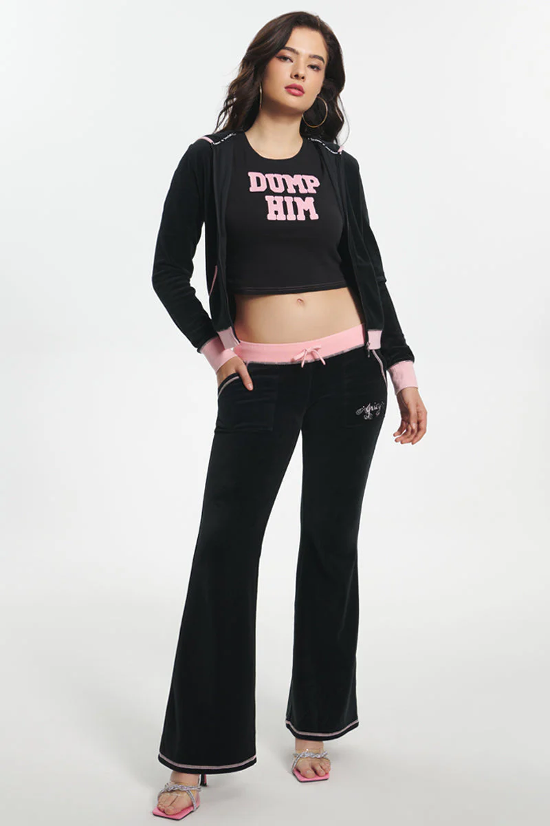 Sweetheart Cotton Velour Hoodie - Image 7