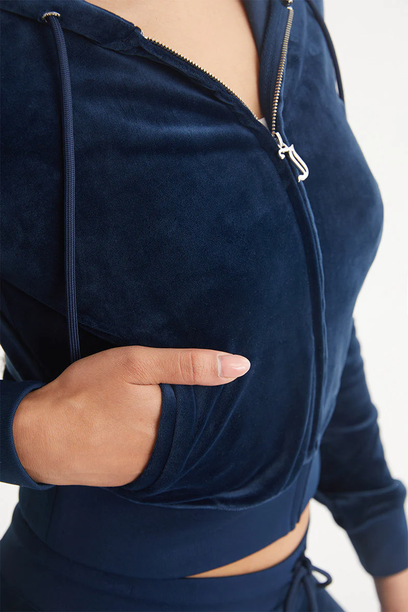 Virgo Customizable Big Bling Velour Hoodie - Image 6