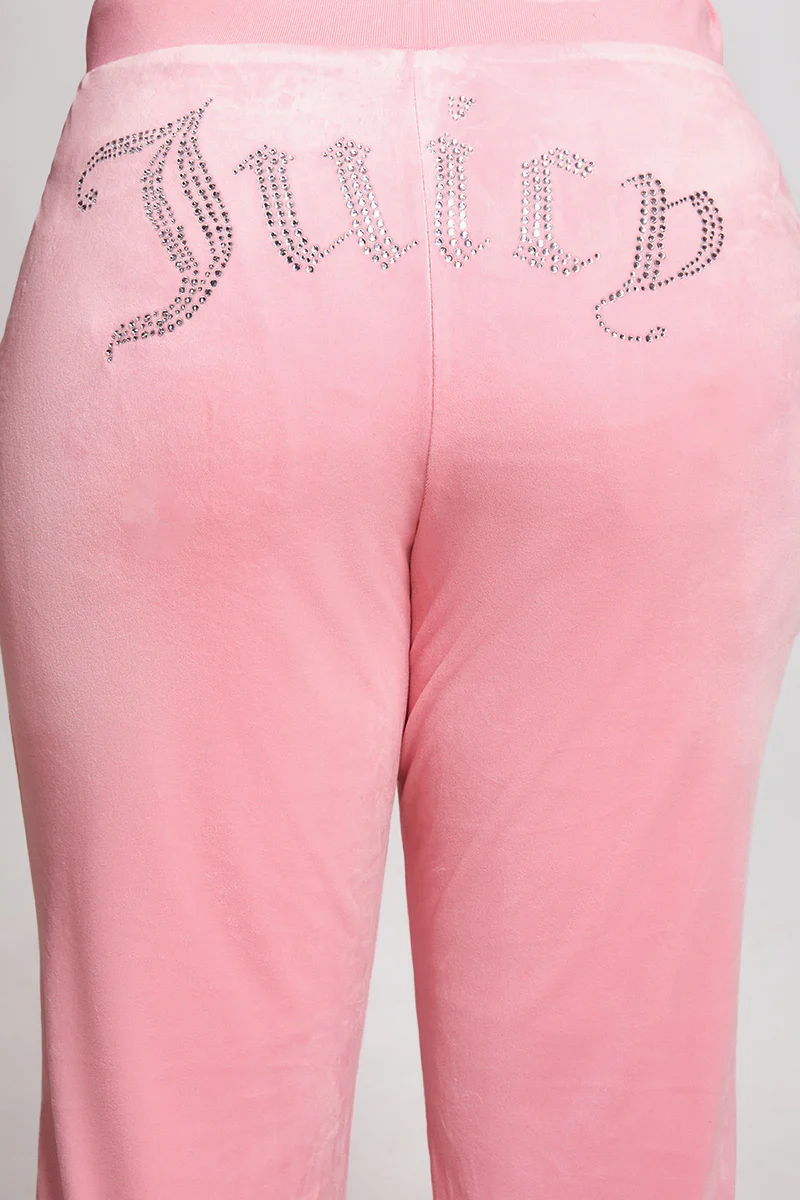 Plus-Size OG Big Bling Velour Track Pants - Image 3