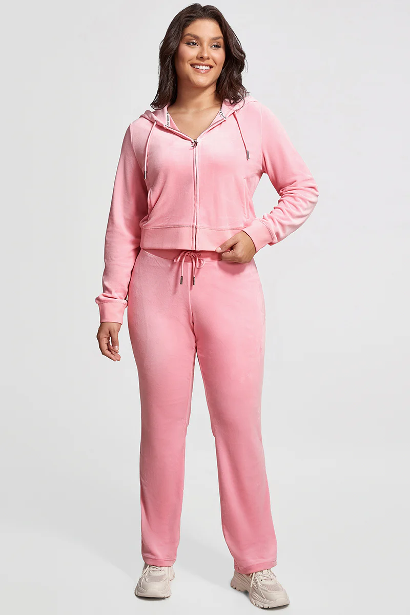 Plus-Size OG Big Bling Velour Track Pants - Image 5