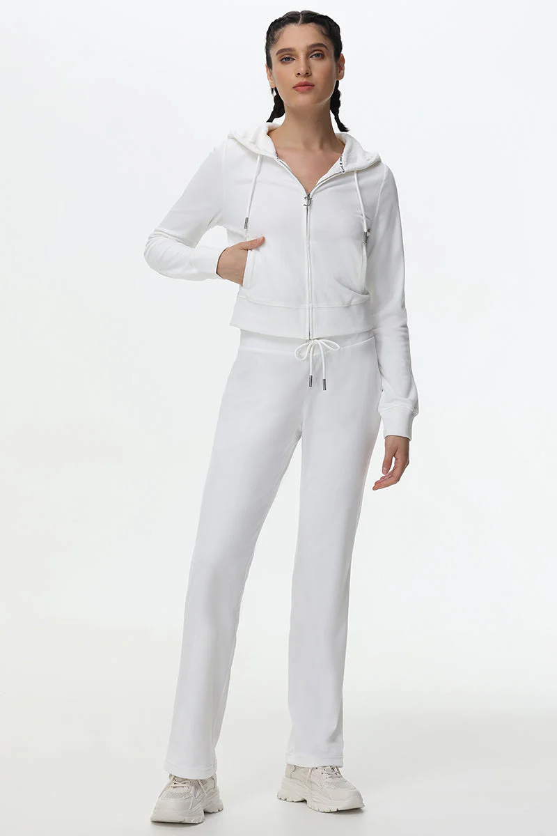 Plus-Size Technicolor Customizable Big Bling Velour Hoodie - Image 10